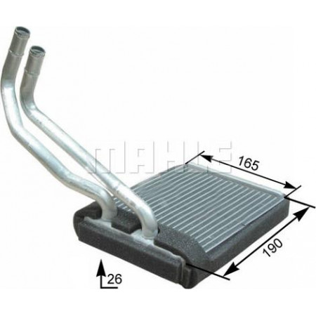 Wärmetauscher, Innenraumheizung HYUNDAI TERRACAN (HP), Crossover, 06.2001 - 03.2008 MAHLE AH 177 000P