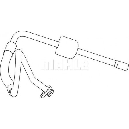 Tubo flessibile dell'aria condizionata dal vaporizzatore al compressore dell'aria condizionata PEUGE PEUGEOT 407 (6D_), Berlina, 02.2004 - 12.2011 MAHLE AP 99 000P