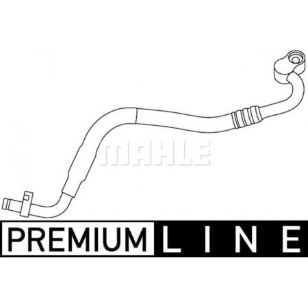 Aircoslang van aircocompressor naar condensor MERCEDES MERCEDES-BENZ S-KLASSE (W221), Sedan, 09.2005 - 12.2013 MAHLE AP 93 000P