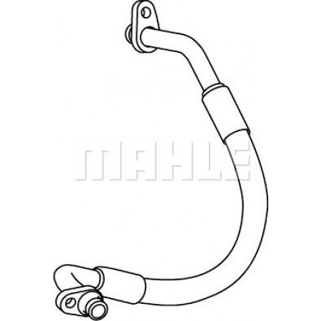 Aircoslang van aircocompressor naar condensor hogedruk CITROEN C5 II Break (RE_), Turism, 09.2004 - MAHLE AP 100 000P