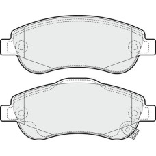ABE C14053ABE - Kit pastiglie freno, Freno a disco pentru HONDA ACCORD VII (2002–2008)