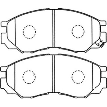 ABE C15000ABE - Brake Pad Set, disc brake pentru MITSUBISHI L200 (1978–2011)