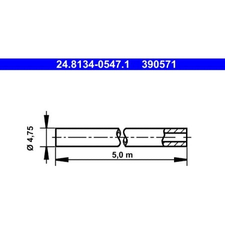 ATE 24.8134-0547.1 - Brake Lines