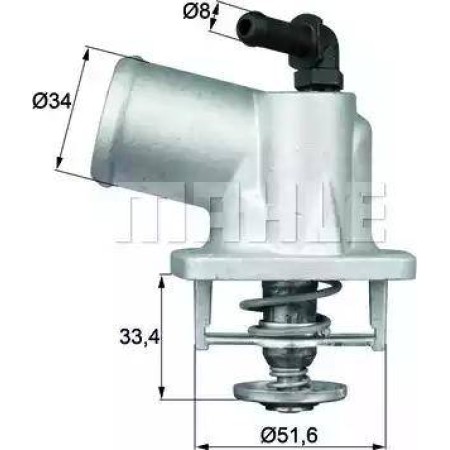 BEHR TI 54 92D - Coolant thermostat / housing