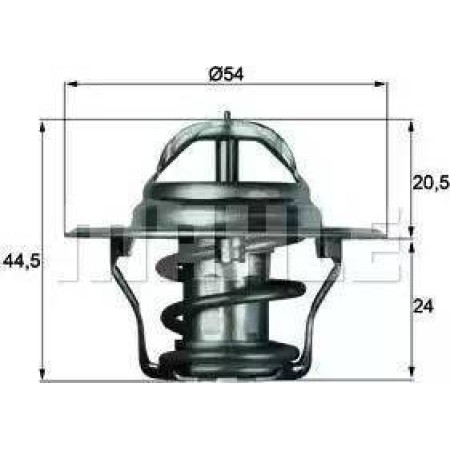BEHR TX 4 87D - Coolant thermostat / housing