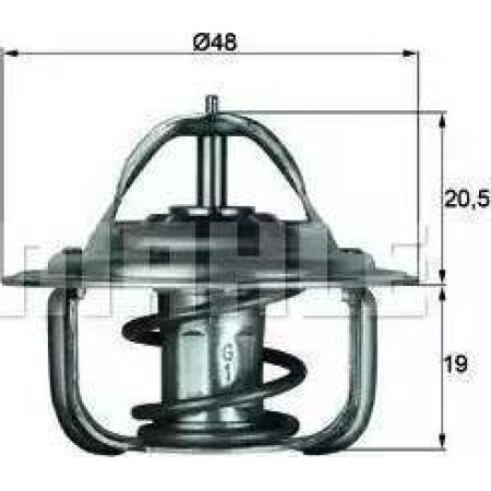 BEHR TX 1 92D - Coolant thermostat / housing