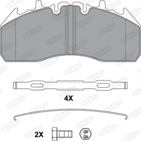 SBP 07-P29174 - Brake Pad Set, disc brake