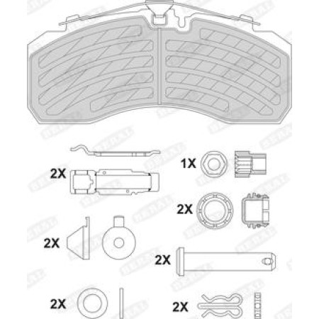 Textar 2933101 - Brake Pad Set, disc brake