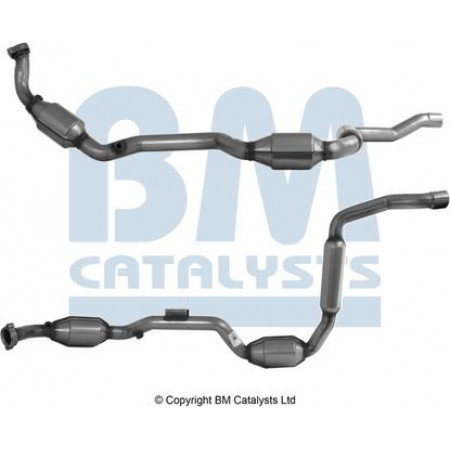 Catalizzatore EURO 3 MERCEDES M W163 3.2-3.7 02.98-06.05 MERCEDES-BENZ CLASSE M (W163), Crossover, 02.1998 - 07.2005 BM Catalizzatori BM90791H