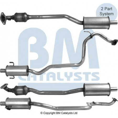 Catalizador Catalizador EURO 5 TOYOTA VERSO S 1.33 11.10-10.16 BM Catalysts BM91987H