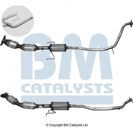 Catalizzatore EURO 5 TOYOTA PRIUS 1.8H 06.08- BM Catalizzatori BM91975H