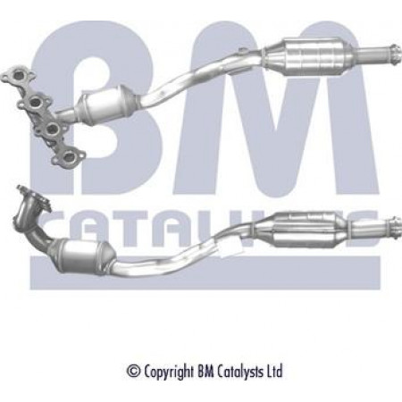 Katalysator MERCEDES-BENZ A-KLASSE (W169), Schrägheck, 09.2004 - 06.2012 BM Catalysts BM91521H