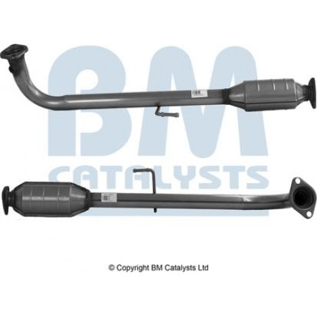 Catalizzatore EURO 4 HONDA CIVIC VI CIVIC VII 1.4-1.6 06.95-12.05 HONDA CIVIC VII (EU, EP, EV), Hatchback, 03.1999 - 02.2006 BM Catalizzatori BM91159H