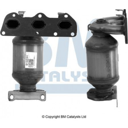 Catalizator EURO 3 FORD FIESTA V SEAT IBIZA III SKODA FABIA I VW POLO 1.2-1.4 10.01-11 SEAT IBIZA IV (6L1), Hatchback, 02.2002 - 11.2009 BM Catalysts BM91323H