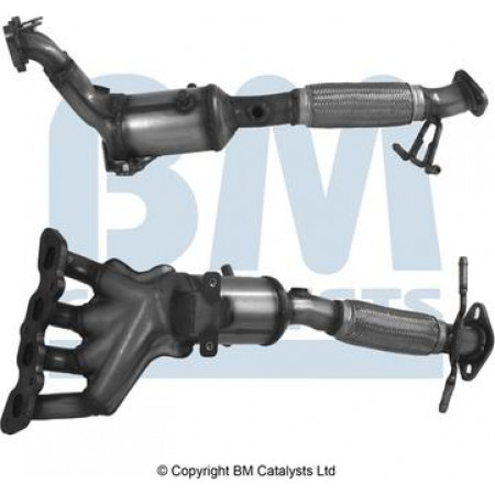 Catalizzatore EURO 4 VOLVO C30 S40 II V50 FORD C-MAX FOCUS C-MAX FOCUS II 1.4-1.6 10.03- FORD FOCUS II (DB_, FCH, DH), Berlina, 04.2005 - BM Catalysts BM91275H