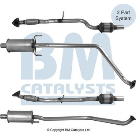 Conversor catalítico Conversor catalítico EURO 6 cabe. OPEL KARL 1.0-1.0LPG 01.15-03.19 BM Catalisadores BM92961H