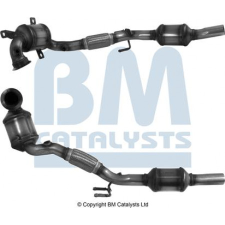 Catalytic converter Catalytic converter EURO 6 SEAT ARONA IBIZA V VW POLO VI 1.0 01.17- BM Catalysts BM92475H