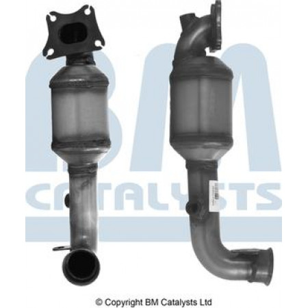 Catalyst EURO 6 DS DS 3 CITROEN C-ELYSEE C1 II C3 AIRCROSS II C3 II C3 III C4 CACTU PEUGEOT 208 I (CA_, CC_), Hatchback, 03.2012 - BM Catalysts BM92266H