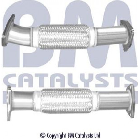 Exhaust connection Exhaust pipe Front CITROEN JUMPER PEUGEOT BOXER 2.2D 03.11- CITROEN JUMPER (Y), Bus, 04.2006 - BM Catalysts BM50642