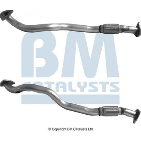 Conexão de escapamento Tubo de escapamento dianteiro OPEL SIGNUM VECTRA C VECTRA C GTS SAAB 9-3 9-3X 1.9D 04.04-02.15 VAUXHALL VECTRA Mk II (Z02), Touring, 10.2003 - 05.2009 BM Catalysts BM50096
