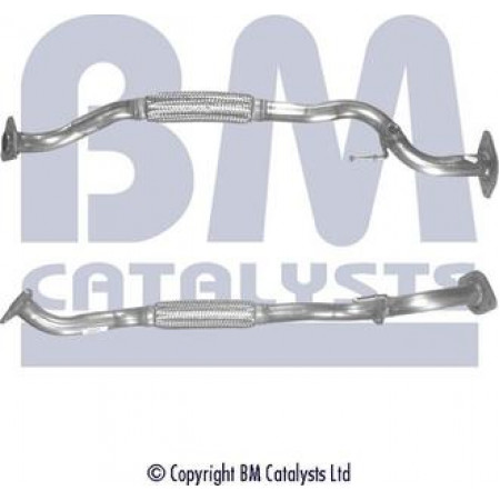 Exhaust connection Exhaust pipe Front NISSAN ALMERA TINO 1.8 08.00-02.06 NISSAN ALMERA TINO (V10), Van, 12.1998 - 02.2006 BM Catalysts BM50059