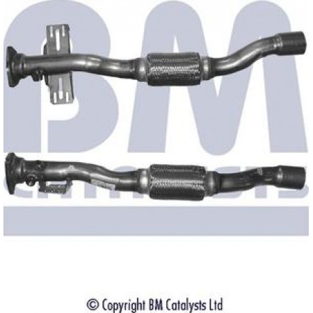 Conexão de escape Tubo de escape Comprimento frontal. Ajustes de 640 mm. OPEL COMBO TOUR COMBO-MINIVAN MERIVA A 1.3D 09.03-12.12 VAUXHALL COMBO Mk II (F25), Caixa/MPV, 09.2001 - 02.2012 BM Catalysts BM50122