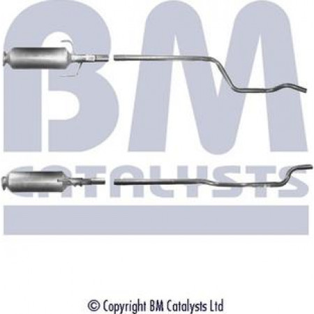 Filtre à particules de suie. système d'échappement Filtre à particules diesel OPEL MERIVA A 1.3D 09.03-05.10 VAUXHALL MERIVA Mk I (X03), Dubita, 01.2003 - 06.2010 BM Catalysts BM11062