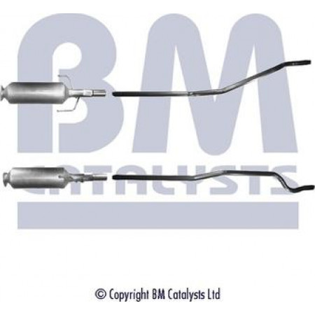 Rußpartikelfilter. Abgasanlage Dieselpartikelfilter OPEL COMBO TOUR COMBO-MINIVAN 1.3D 06.04 OPEL COMBO (COMBO-C), Kasten/MPV, 10.2001 - BM Catalysts BM11019