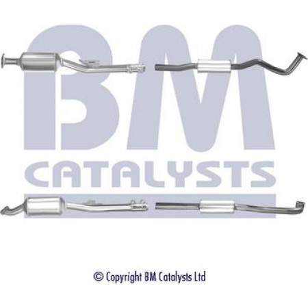 Soot particle filter. exhaust system Diesel particulate filter MITSUBISHI OUTLANDER II 2.0D 02.07-11.12 MITSUBISHI OUTLANDER II (CW_W), Crossover, 11.2006 - 12.2012 BM Catalysts BM11176H