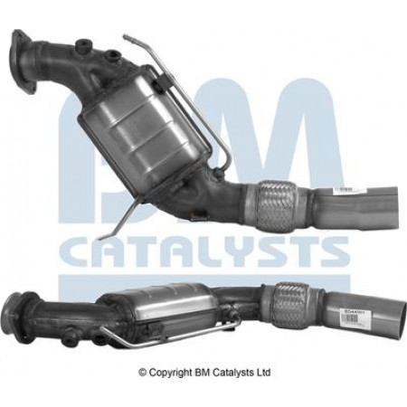 Catalisador EURO 4 BMW 5 E60 5 E61 2.5D-3.0D 03.04-03.10 BMW 5 - V (E60), Sedan, 12.2001 - 03.2010 BM Catalisadores BM80449H