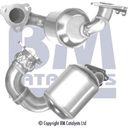 Catalizador EURO 4 RENAULT ESPACE IV GRAND SCENIC II LAGUNA LAGUNA II LAGUNA III MEGAN RENAULT MEGANE II (BM0/1_, CM0/1_), Hatchback, 07.2001 - 10.2012 BM Catalysts BM80527H