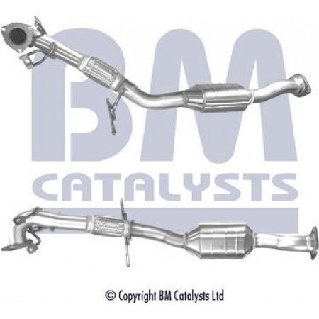 Catalizador EURO 3 VOLVO S60 I S80 I V70 II 2.4D 01.01-04.10 BM Catalizadores BM80668H