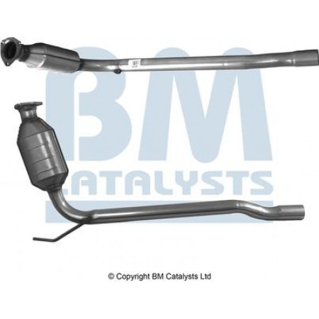 Catalizzatore EURO 3 VW TRANSPORTER T4 1.9D-2.4D-2.5D 07.90-04.03 VW TRANSPORTER IV (70XD), Telaio di supporto, 07.1990 - 04.2003 BM Catalizzatori BM80025H