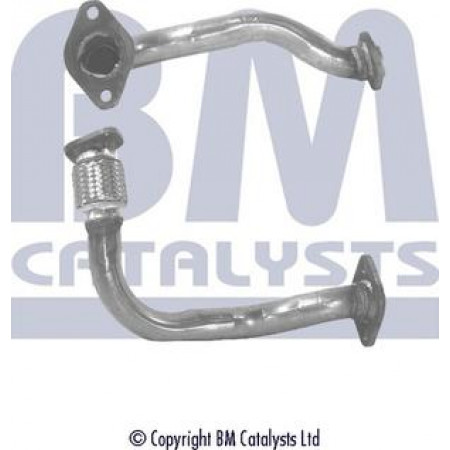 Conexión de escape Tubo de escape Delantero RENAULT CLIO I 1.2 01.96-09.98 RENAULT CLIO I (B/C57_, 5/357_), Hatchback, 05.1990 - 09.1998 BM Catalizadores BM70114
