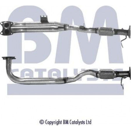 Uitlaataansluiting Uitlaatpijp Voorkant flexibele lengte 1020 mm past. LAND ROVER FREELANDER I 1.8 02.98-10.06 LAND ROVER FREELANDER (L314), Soft Top, 02.1998 - 10.2006 BM Katalysatoren BM70179