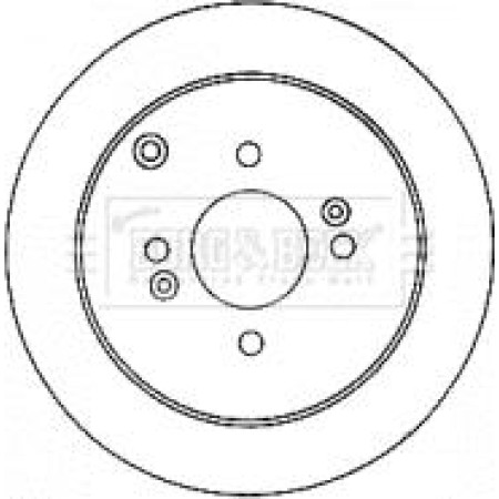 ABE C40308ABE - Brake Disc pentru HYUNDAI GETZ (2001–2011)