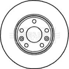 ABE C3R042ABE - Brake Disc pentru RENAULT LAGUNA III Grandtour (2007–2015)