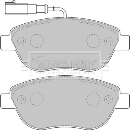 ABE C1F037ABE - Brake Pad Set, disc brake pentru FIAT BRAVO II (2006–2016)