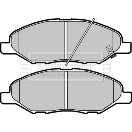 ABE C11080ABE - Brake Pad Set, disc brake pentru NISSAN NOTE VAN (2005–2013)