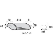 Bosal 248-158 - Silenciador central, universal