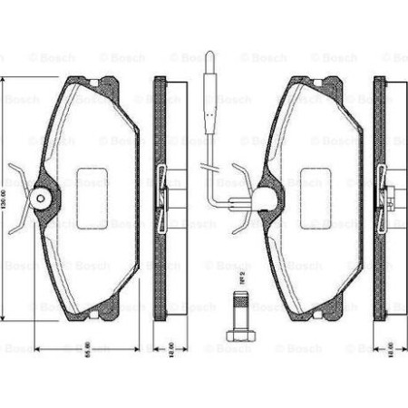 ABE C1R007ABE - Brake Pad Set, disc brake pentru RENAULT MEGANE I Grandtour (1999–2003)