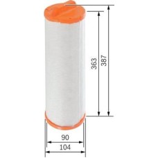 BOSCH F 026 400 340 - Filtro aria secondaria