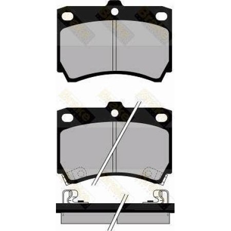 ABE C13036ABE - Brake Pad Set, disc brake pentru MAZDA 323 P V (1996–1998)