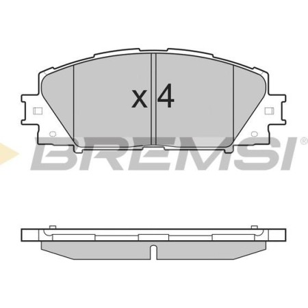 ABE C12133ABE - Brake Pad Set, disc brake pentru TOYOTA PRIUS PHV (2016–prezent)