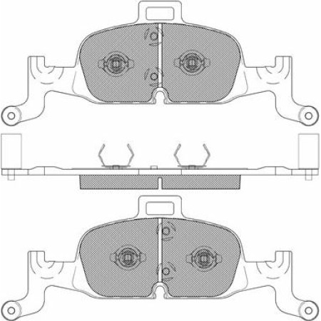 ABE C1A057ABE - Brake Pad Set, disc brake pentru AUDI A7 Sportback (2017–prezent)