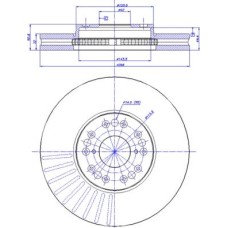 ABE C32090ABE - Brake Disc pentru LEXUS GS (1993–2012)