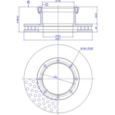 Beral BCR190A - Disco de freno