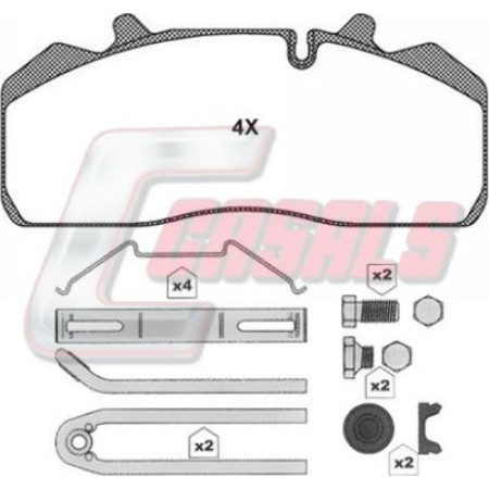 Textar 2931302 - Brake Pad Set, disc brake
