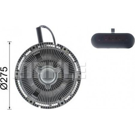 Couple. ventilateur de radiateur Nombre de broches de l'embrayage du ventilateur. 5 DAF CF 85 XF 105 MX265-MX300-MX340 10.05- DAF CF 85 (AE85XF), 01.2001 - 05.2013 MAHLE CFC 97 000P