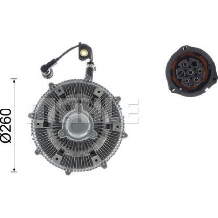 Paar. Kühlerlüfter Anzahl der Pins der Lüfterkupplung. 5 MERCEDES ACTROS ACTROS MP2 - MP3 OM541.920-OM542.969 04.96- MERCEDES-BENZ ACTROS (954.03), 04.1996 - 10.2003 MAHLE CFC 115 000P